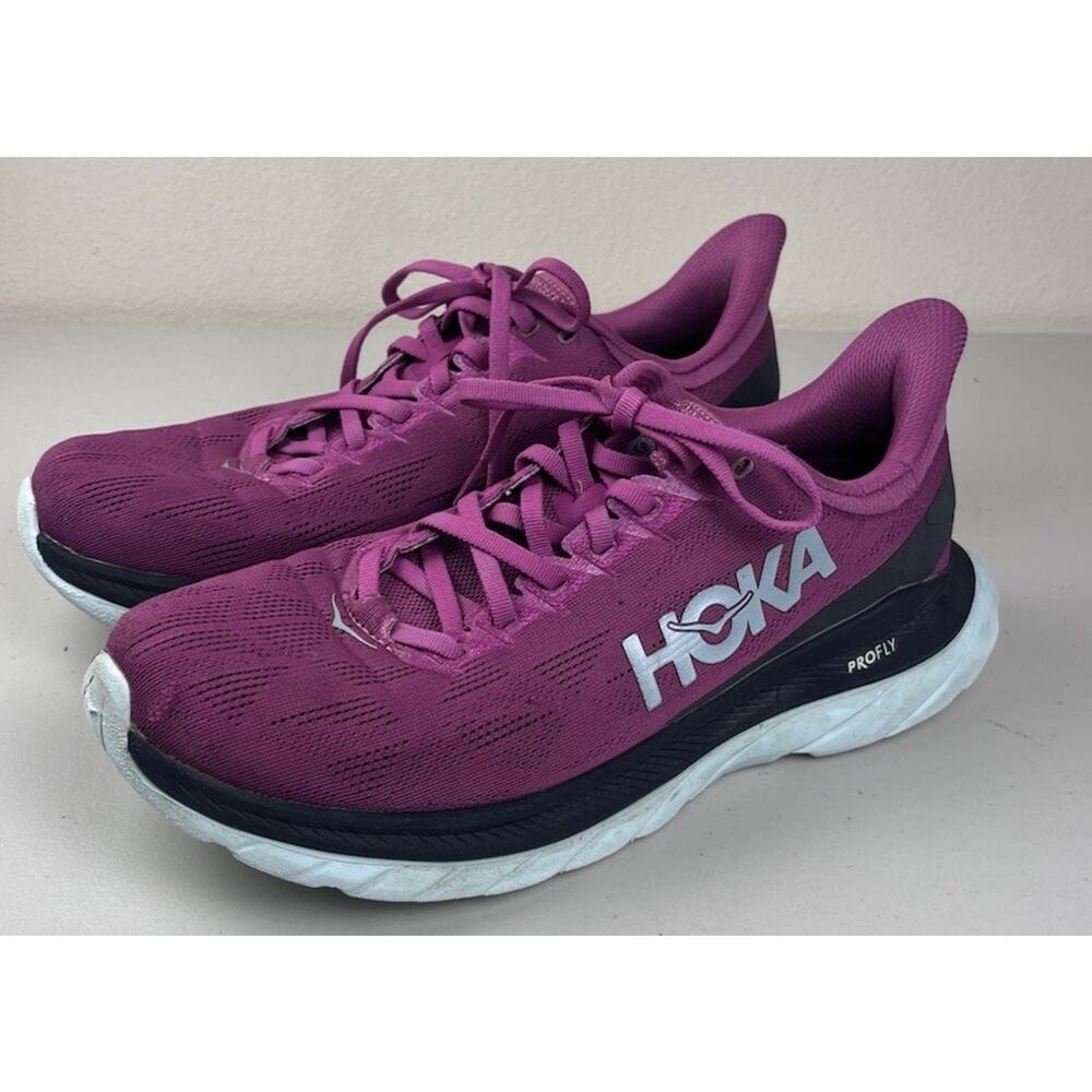 Hoka One Mach 4 Women’s Running Shoes US 9.5 Pink Lightweight